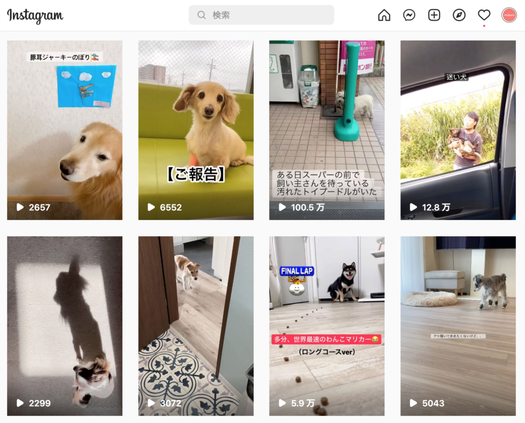 Instagramのリールのアルゴリズムについて ブログ