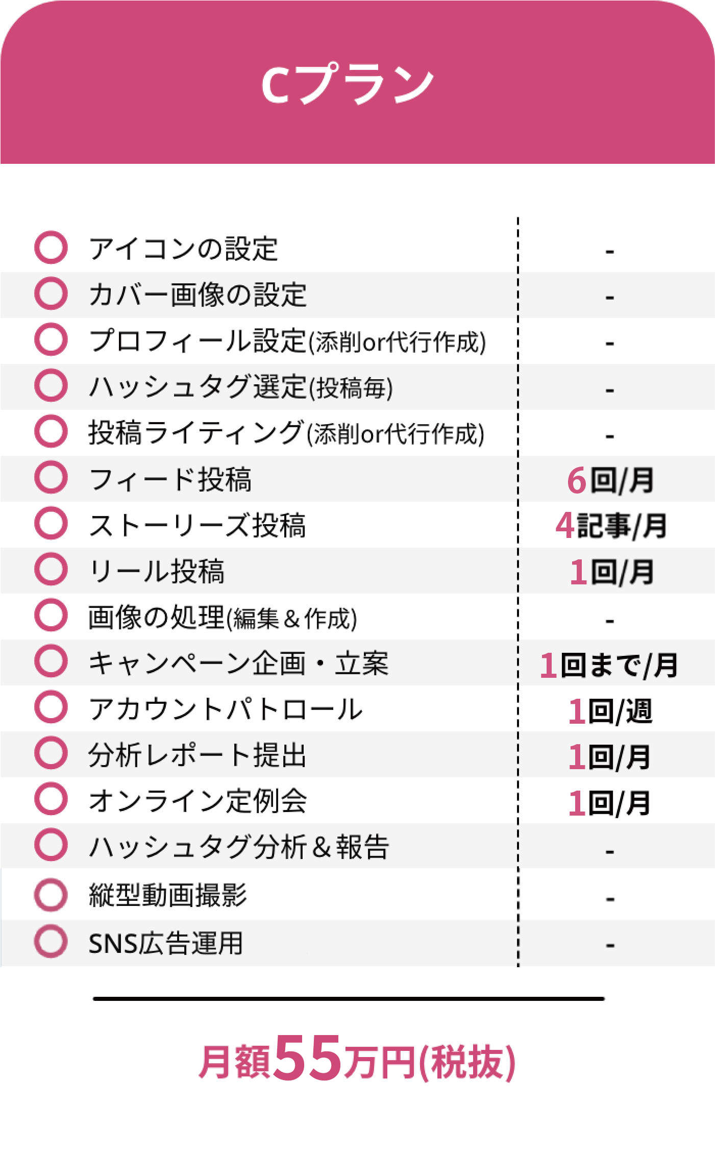 STARERプラン 料金表